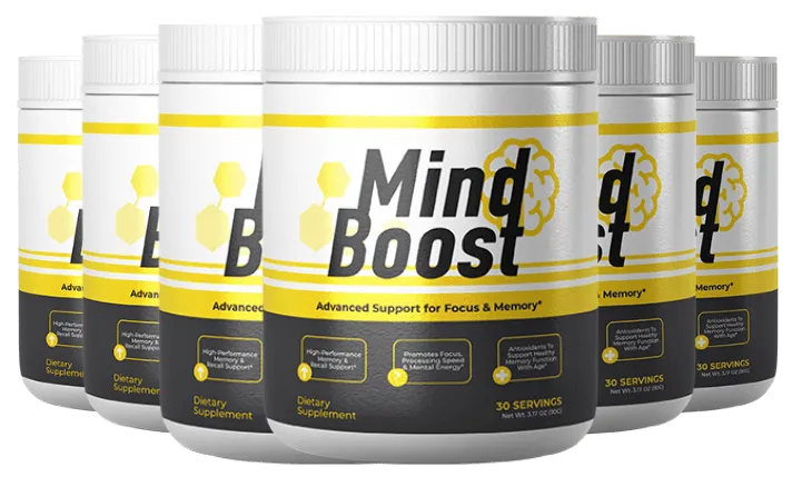 Mind Boost™ Brain Performance Supplement Bottle